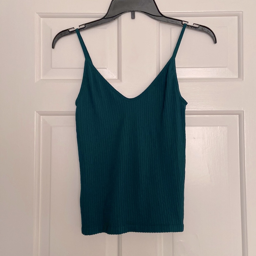 Express green tank top